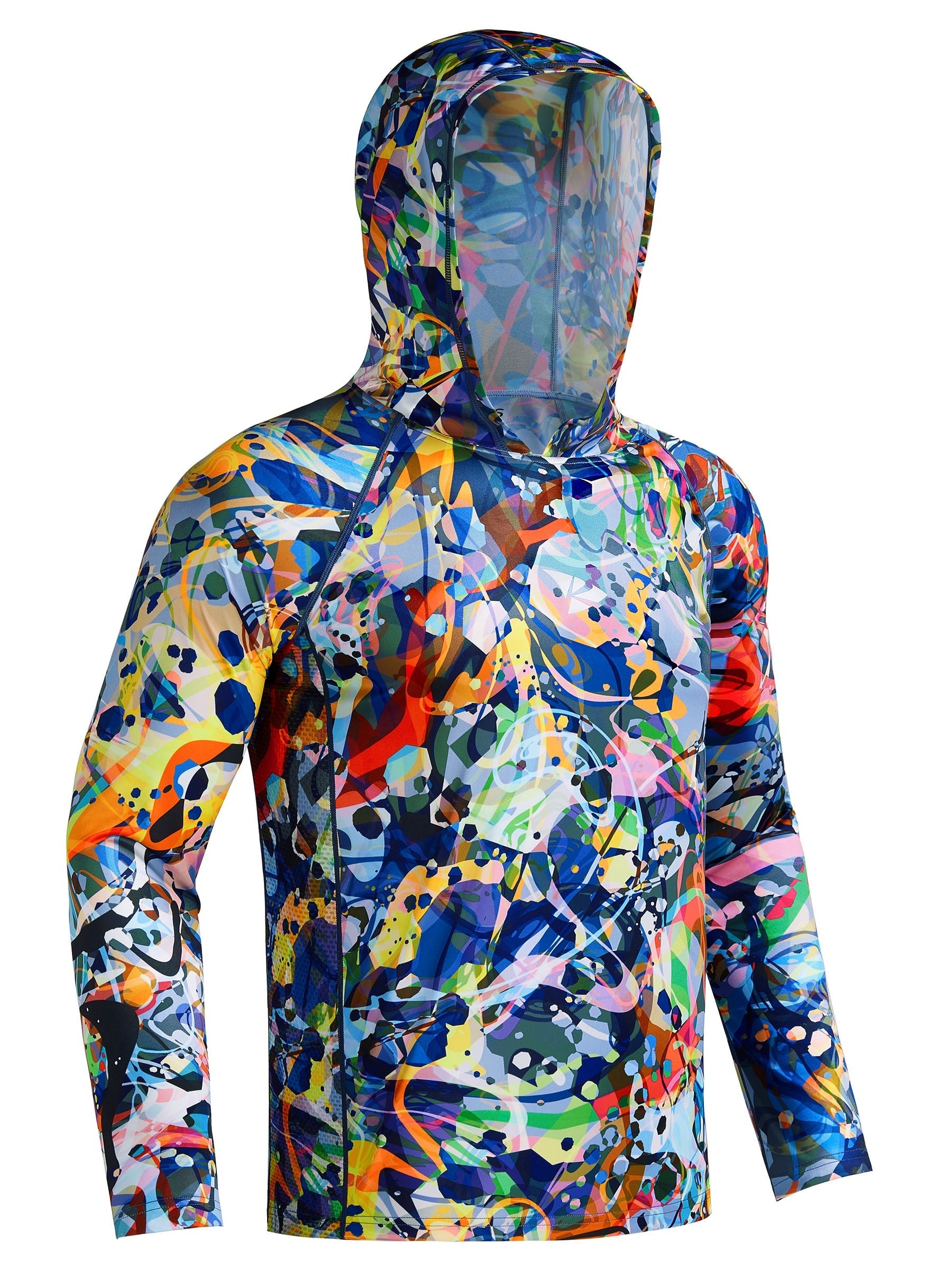 Men's UPF 50 Sun Protection Hoodie Long Sleeve Quick Dry Tops