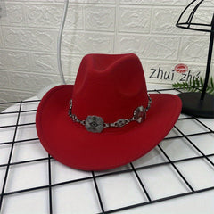 Oval Pendant Decoration Cowboy Hat Sun Hat For Men And Women