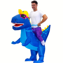 Halloween Christmas Costume Adult Riding Dragon Sunglasses Funny Doll Clothes