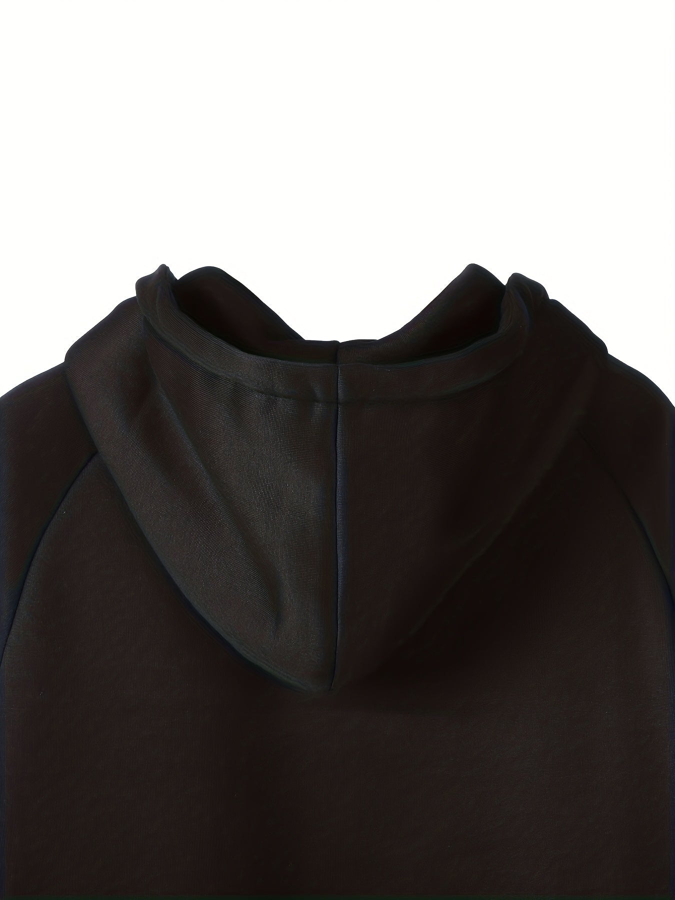 Solid Hooded Drawstring Long Sleeve Sweatshirt Dress With Pockets