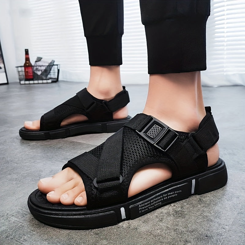Men's Mesh Slip On Slide Sandals Outdoor Walking Shoes