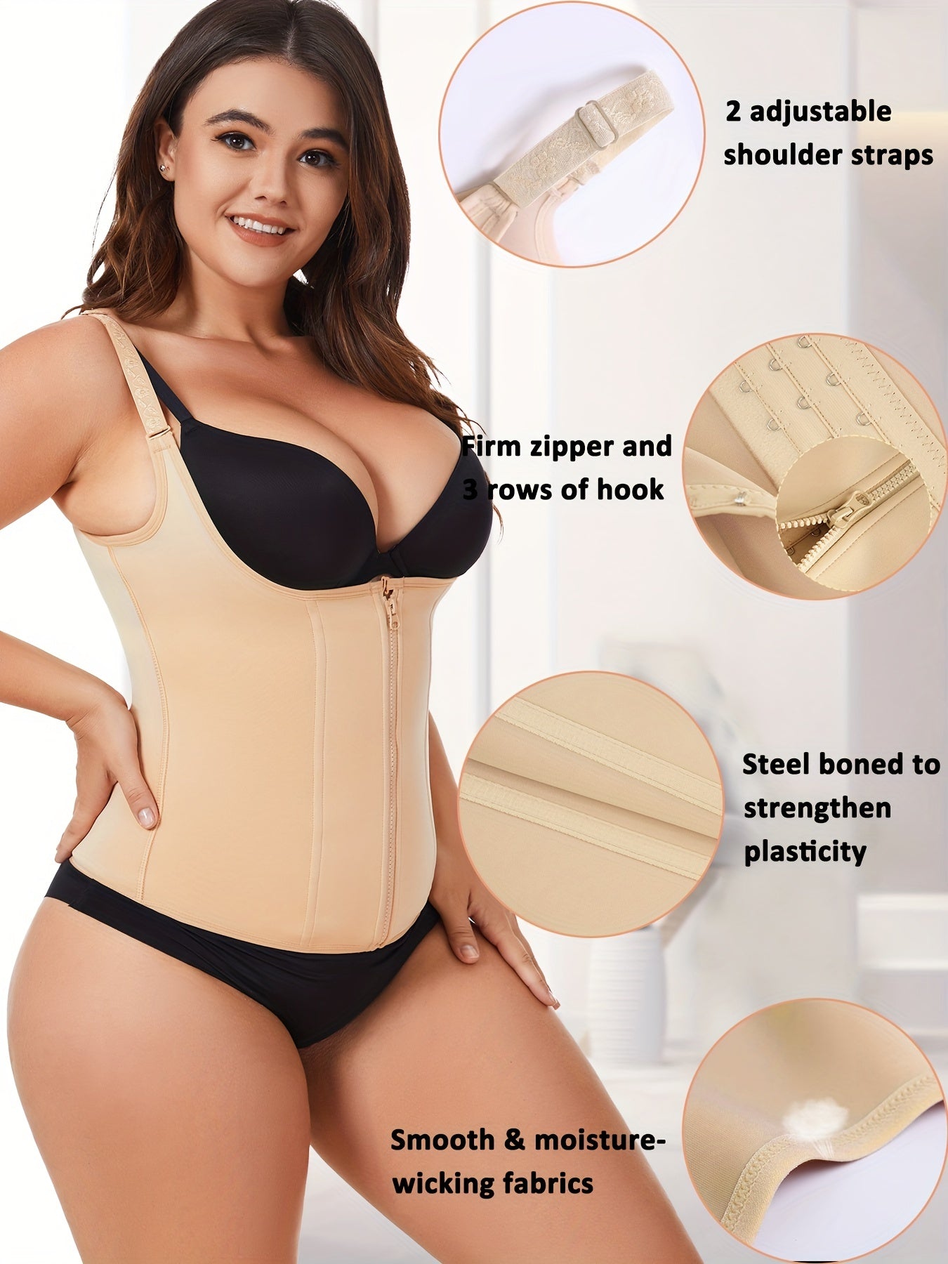 Casual Shapewear Women's Tummy Control Buckle Breast Lifting