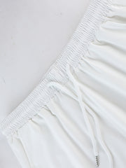 Men's Striped Print Drawstrings Shorts for Summer