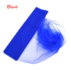 Transparent Tulle Wedding Dress Element Flower Party Decoration Roll