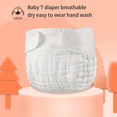 Washable Replaceable Gauze Newborn Baby Diaper