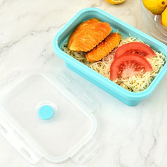 3pcs Collapsible Silicone Lunch Bento Box Portable Food Storage Container