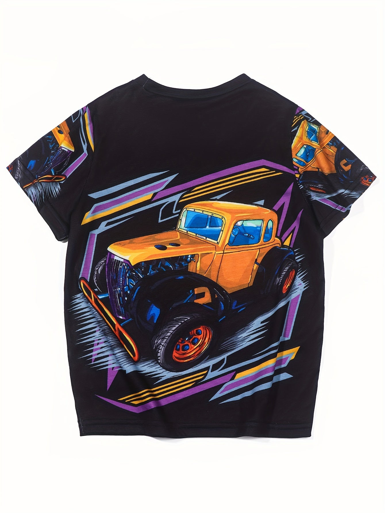 Kids' MONSTER TRUCKS Print Short Sleeve Tee
