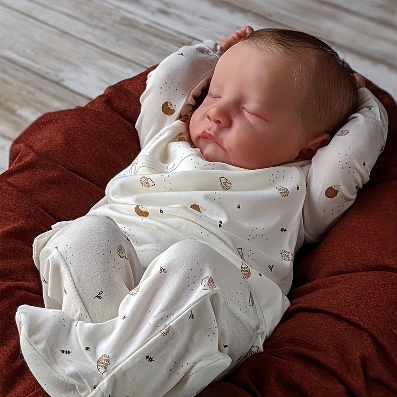17-Inch Reborn Baby Doll Soft Vinyl for Early Education