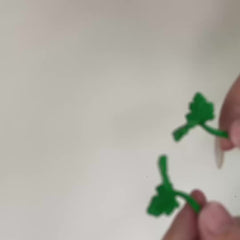Rubber Tropical Rainforest Leaves Building Blocks Set