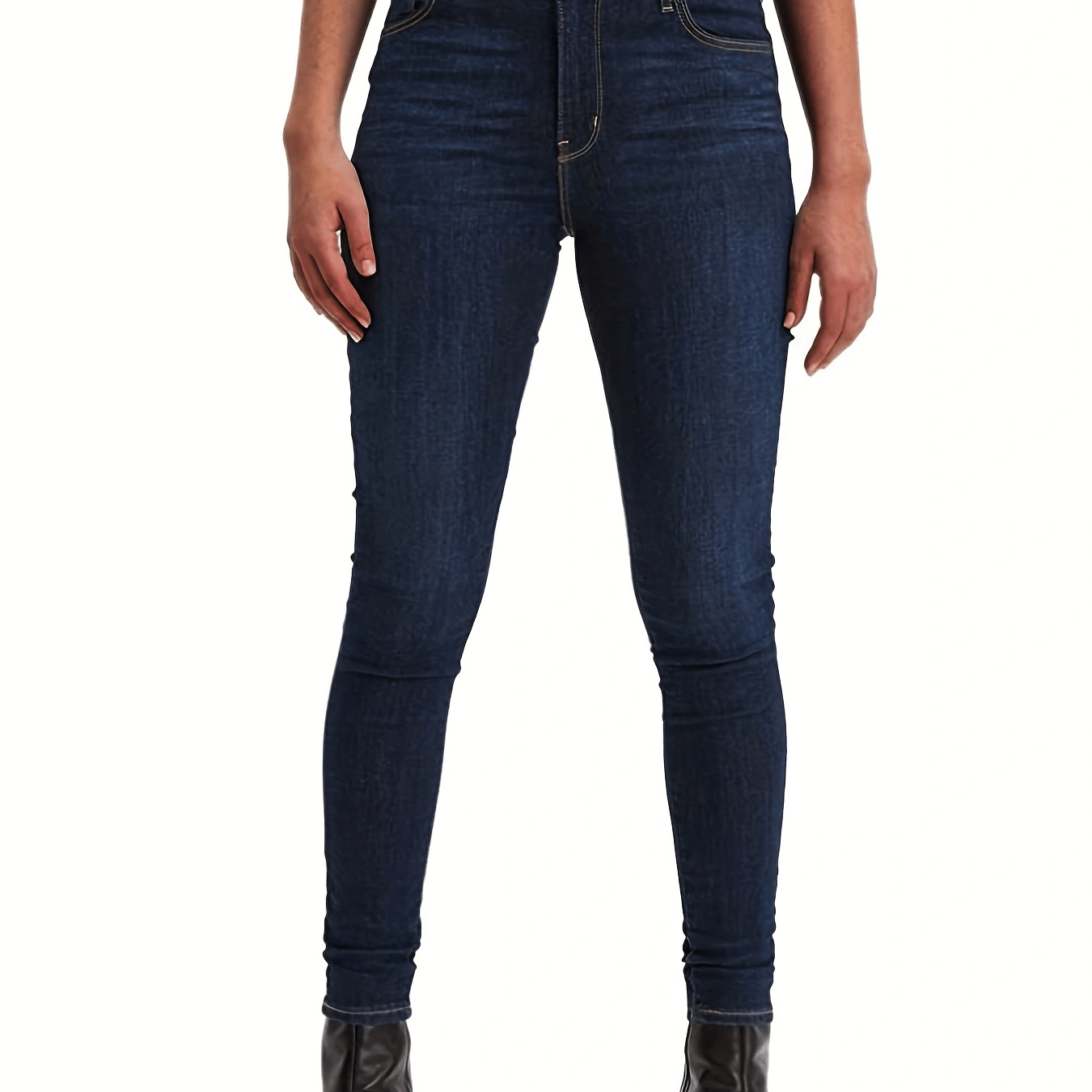 Navy Slim Fit High Stretch Skinny Jeans Women's Denim Jeans