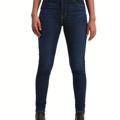 Navy Slim Fit High Stretch Skinny Jeans Women's Denim Jeans