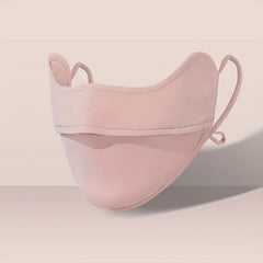 UV Protection Ice Silk Breathable Sunscreen Mask for Outdoor Activities