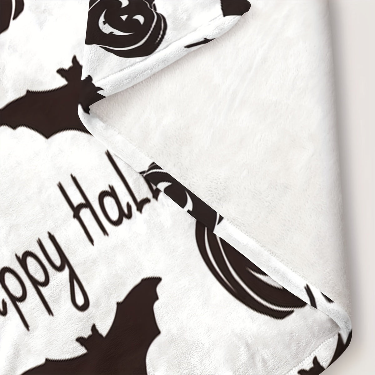 Halloween Bat Print Blanket - Outdoor Camping & Daily Use
