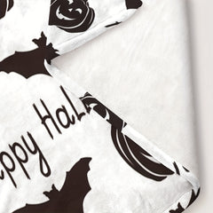 Halloween Bat Print Blanket - Outdoor Camping & Daily Use