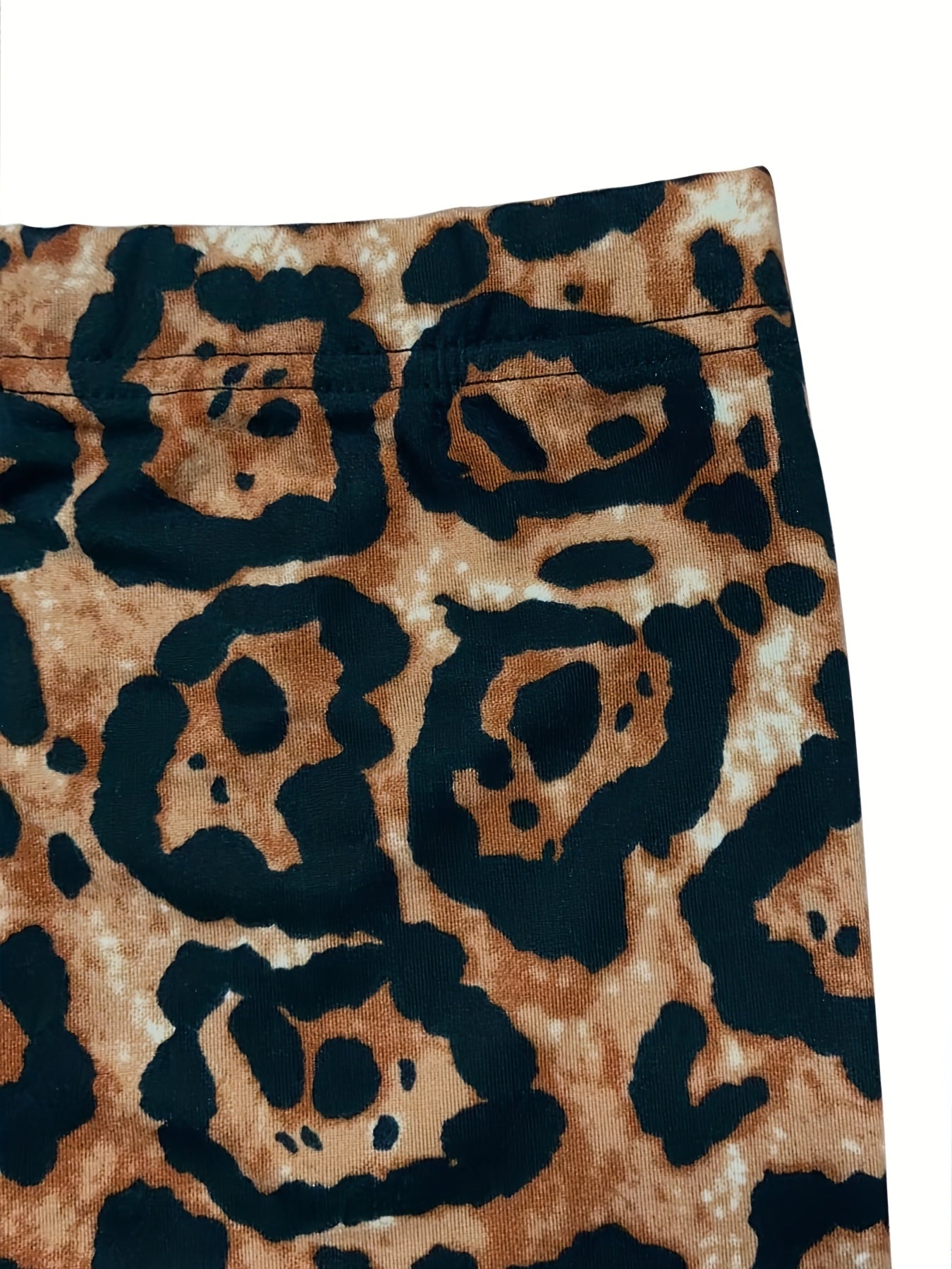 Leopard Print Skinny Leggings Women's Clothing