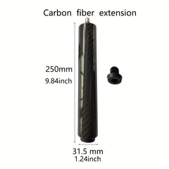 Carbon Fiber Extension Cue for 51mm & 180mm Pool Cues