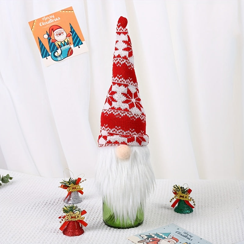 Holiday Wine Cover Christmas Decoration Gift Bag Restaurant Holiday Decoration