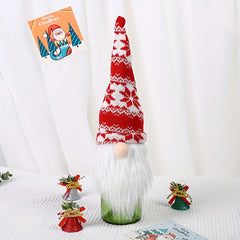 Holiday Wine Cover Christmas Decoration Gift Bag Restaurant Holiday Decoration