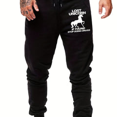 Lost Unicorns Print Men's Joggers Pants Spring Summer Autumn Wear