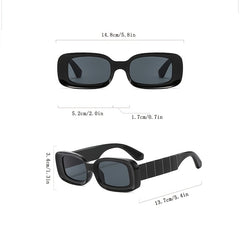 Square Sunglasses Hip Hop Thick Frame Sunshade For Men And Women