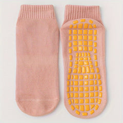 2 Pairs Women's Non Slip Yoga Socks with Extra Grips
