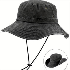 Wide Brim Bucket Sun Hat Packable Beach Hat for Women Men