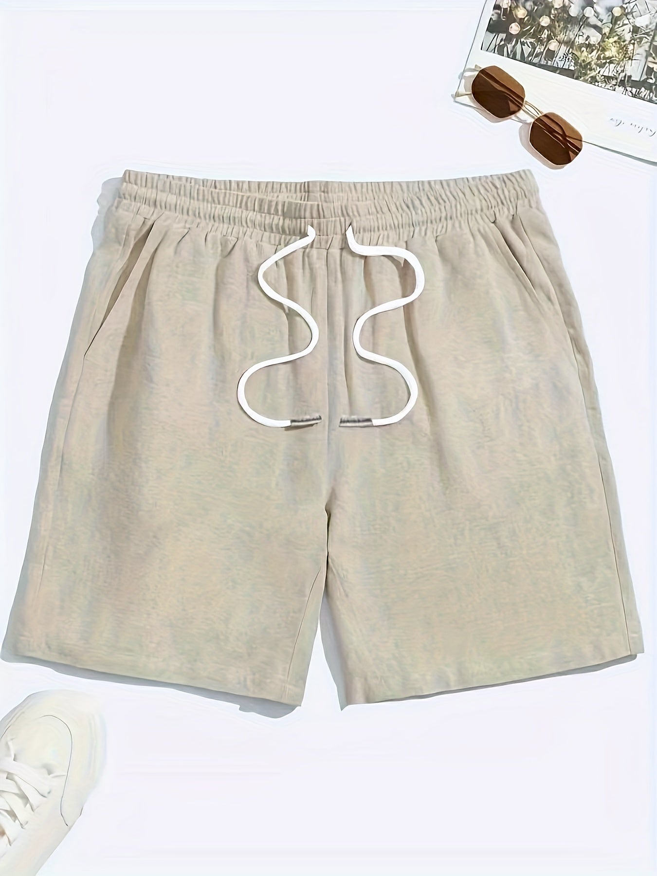 Men's Drawstring Waist Shorts for Summer