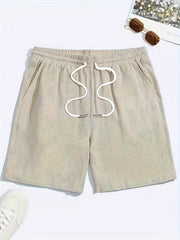 Men's Drawstring Waist Shorts for Summer