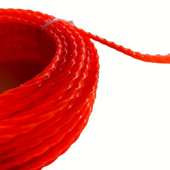 15m Lawn Mower Rope Trimming Line Spiral Nylon Sawtooth Mowing Rope