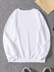 Texas Print Sweatshirt Men's Casual Pullover Sweatshirt For Spring Fall