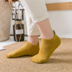 10 Pairs Heart Print Low Cut Ankle Socks Women's Stockings
