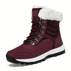 Women's Winter Snow Boots Warm Anti Slip High Tube Hiking Boots