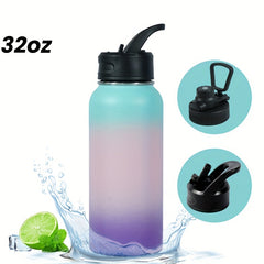 32oz 64oz 128oz Insulated Stainless Steel Sports Water Bottle