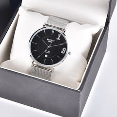 KUERST Teen s Watch Couple Mesh Strap Quartz Watch With Calendar