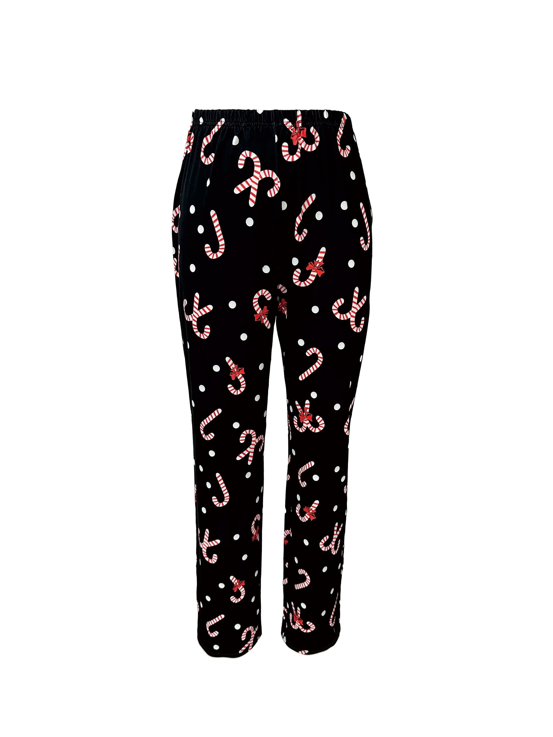 Christmas Lounge Set Long Sleeve Top & Pants Women's Loungewear