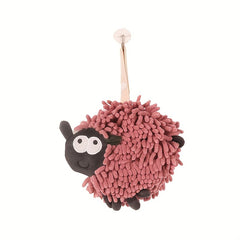 Cartoon Lamb Hanging Towel for Kids Bathroom