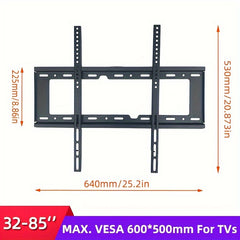 TV Wall Mount 14-85 Inch LED LCD Plasma Flat Screen TV Bracket VESA 600x50