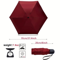 UV Protection Travel Umbrella Lightweight Portable Mini Umbrella