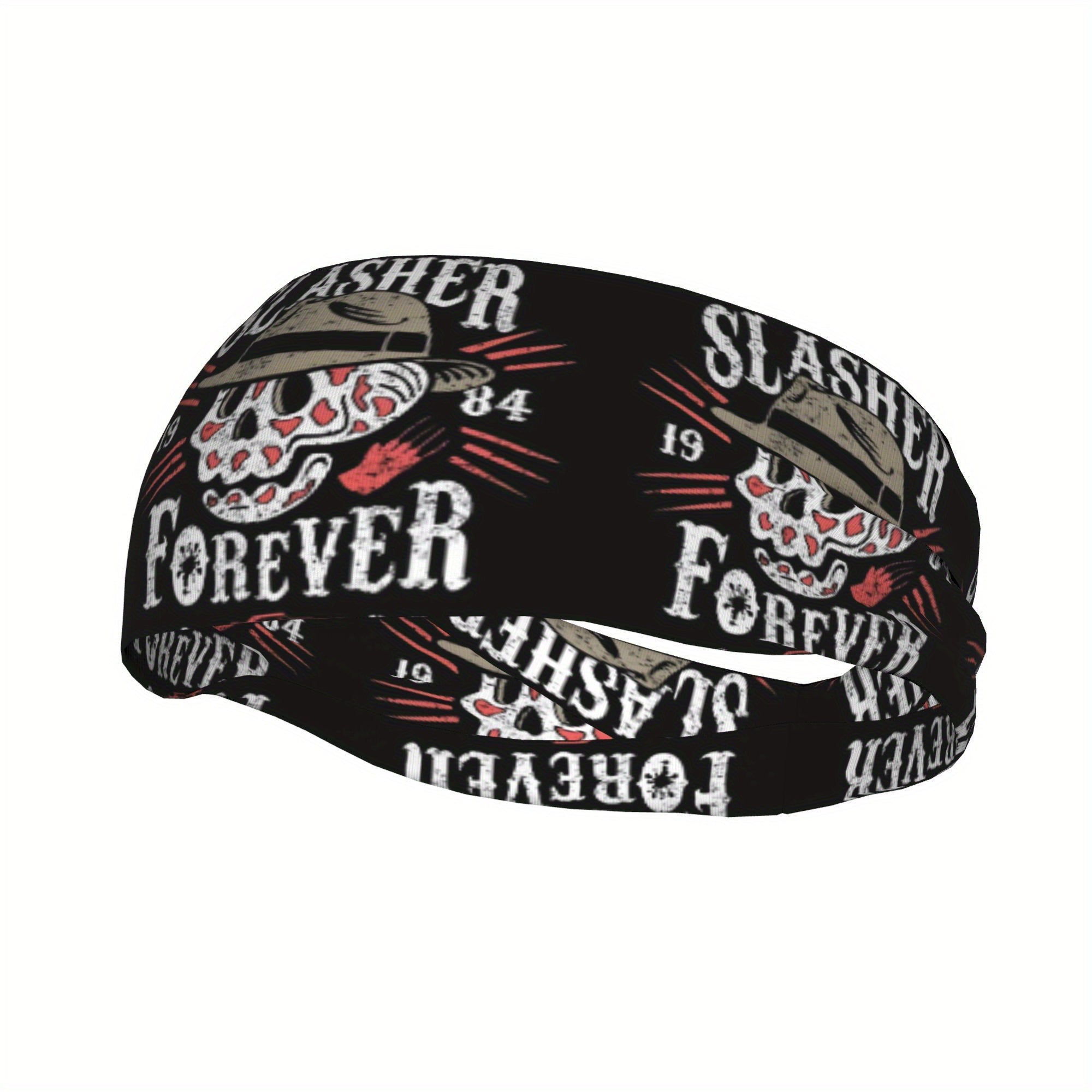Retro Slasher Forever Unisex Sports Headband Sweat Wicking Stretchy & Breathable