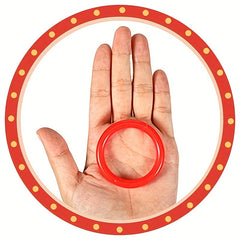 25 Plastic Carnival Toss Rings Game Set