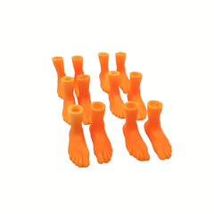 6pairs Finger Feet Puppet Tiny Feet Realistic Left and Right Small Feet
