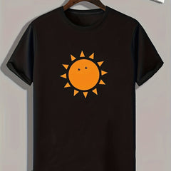 Sun Print Men's Graphic T shirt Casual Comfy Tees For Summer Mens Clothing