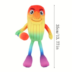 XL 13.77in Anime Plush Toy, Expressive Eyes, Soft Stuffed Animal