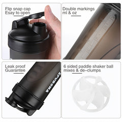 28oz BPA-Free Shaker Bottle Leak Proof for Protein & Sports Drinks