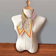 Women's Long Print Neckerchief Neck Wrap Bandana Scarf