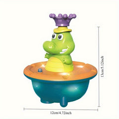 Crocodile Pool Bathroom Toy - Colorful Cartoon Animal Shapes ABS Material