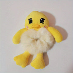 Velvet Hair Scrunchies Elastic Rubber Bands Plush Animal Ponytail Hair Accessori