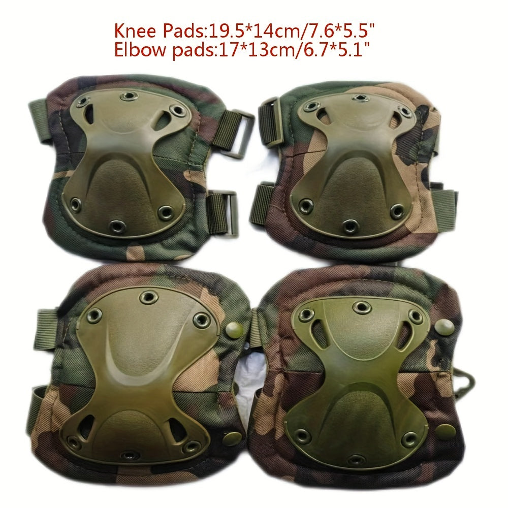 4pcs Knee & Elbow Pads for Outdoor Sports - Joint Protection