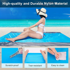 Waterproof Sandproof Beach Blanket Portable Mat for Travel Camping