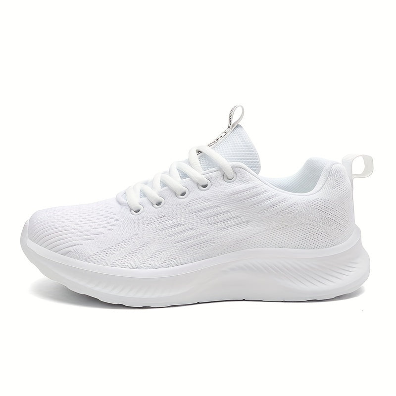 Women's Mesh Tennis Sports Shoes Lightweight Thick Bottom Travel Shoes